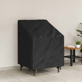 vidaXL Capa de Cadeira de Jardim Preto 75 x 78 x 65 / 100 cm tecido 210D