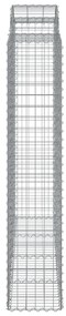 Cestos gabião arqueados 12 pcs 200x50x200/220 ferro galvanizado