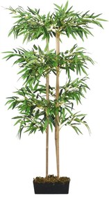 Árvore de bambu artificial 1216 folhas 180 cm verde