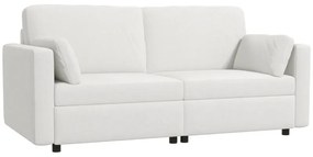 Sofá Gala de 3 Lugares - Creme - Design Moderno