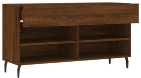Banco sapateira 102x35x55 cm deriv. madeira carvalho castanho