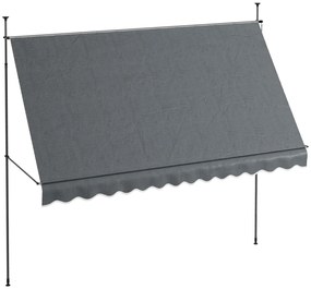 Toldo de Parede Manual Cascais – 350x250 cm – Retrátil com Manivela e