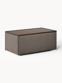 Bouclé Sofa Ottoman Lennon with Storage