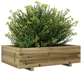 Vaso/floreira de jardim 90x60x26,5 madeira de pinho impregnada