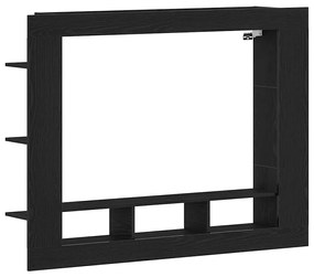 Armário de TV Suspenso vidaXL Preto Carvalho 152x22x113 cm