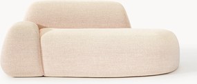 Chaise longue em bouclé Wolke (2 lugares)