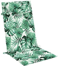 Almofadões p/ cadeira encosto alto 2 pcs tecido oxford folhas