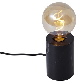 Candeeiro de Mesa Moderno Mármore Preto - Marissa Moderno