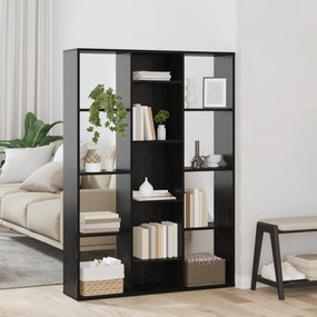 vidaXL Divisor de Ambiente Carvalho preto 100 x 24 x 140 cm