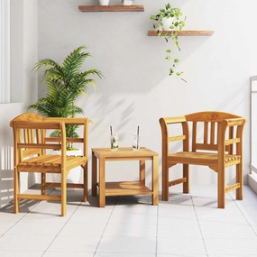 vidaXL banco Acabamento com Óleo Natural 68,5 x 46 x 82,5 cm