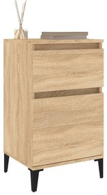 Mesas de cabeceira 2 pcs 40x35x70 cm cor carvalho sonoma