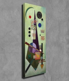 Pintura Decorativa em Tela PC189 – Multicolor – 30 x 80 cm