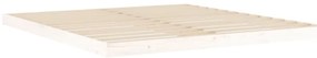 Estrutura cama super king size 180x200 cm pinho maciço branco