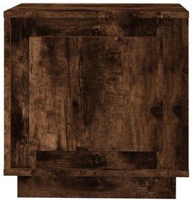 Mesa cabeceira 44x35x45cm derivados de madeira carvalho fumado