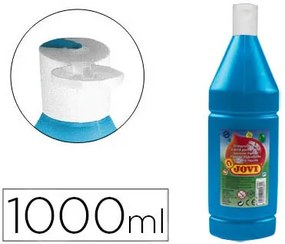 Guache Liquido Jovi 1000 Ml Azul Cyan