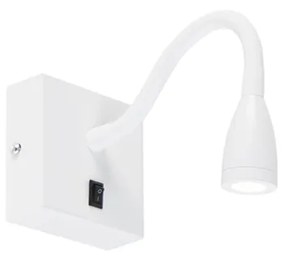 Candeeiro de parede moderno flexível branco LED - Flex