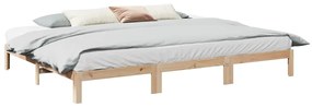 vidaXL Estrutura de cama familiar sem colchão 240x200 cm