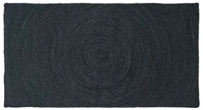 vidaXL Tapete Cinza Escuro 80 x 150 cm Juta