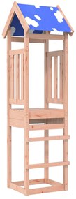 vidaXL Torre de Brincar Castanho Madeira Sólida de Douglas