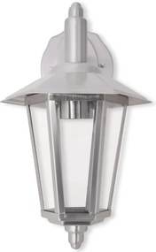 Candeeiro parede exterior iluminação descendente aço inoxidável