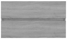 Móvel p/ lavatório 80x38,5x45 cm derivados madeira cinza sonoma