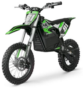 MOTO CROSS elétrica para crianças NRJ 1600W 14/12 Verde