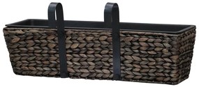 Floreiras de pendurar 2 pcs jacinto de água castanho