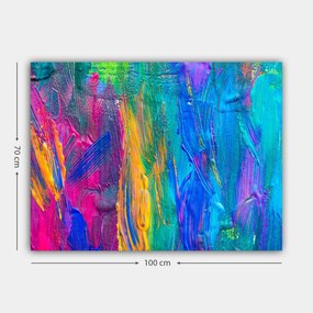 Pintura Decorativa em Tela 170432189_70100 – Multicolor – 70 x 100 cm