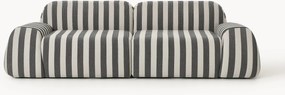 Sofá modular às riscas Wolke (3 lugares)