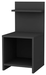 Mesa de Cabeceira Ullman – Antracite – 35,6 x 37,4 x 72 cm