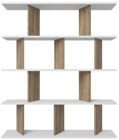 Estante Grace – Branco Nogueira – 120x141x24,6 cm