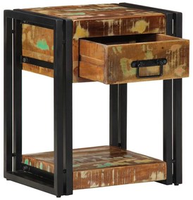Cabeceira de cama vidaXL 40x35x50 cm Madeira recuperada