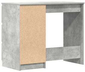 Secretária 90x45x76 cm derivados de madeira cinzento cimento
