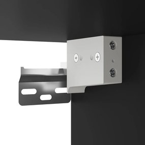 Móvel de parede para TV 60x30x41 cm preto