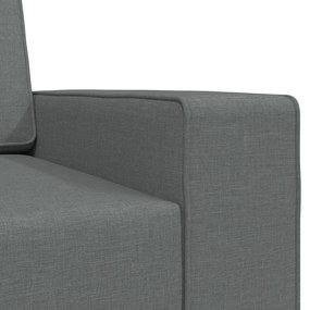 Sofá Cama de Chão 2 em 1 Cinza Escuro 245x150x60.5 cm Tecido