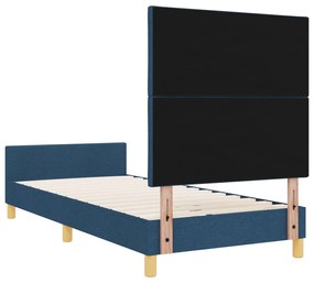 Cama vidaXL Azul 90x200 cm em Tecido
