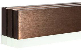 Candeeiro Pendente Ajustável Bronze Escuro 150 cm com LED Dimerizável - Lamba Moderno