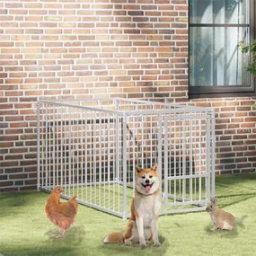 vidaXL Canil de exterior 100x200x100 cm