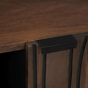 Estante de Madeira de Mangueira 90x33.5x75 cm
