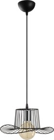 Candeeiro Tel – Preto – Diâmetro 30 cm, Altura 110 cm