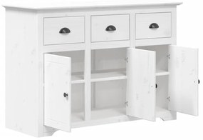 Aparador Outo em Madeira Maciça de 115 cm - Branco - Design Bohémio