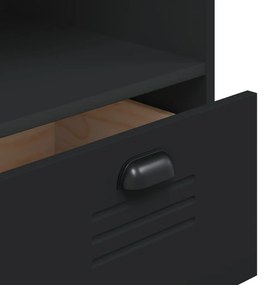 Estante VIKEN 80x40x90 cm derivados de madeira preto