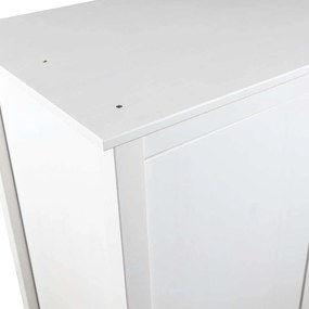 Roupeiro 2 portas Hill 89x50x170 cm pinho maciço branco