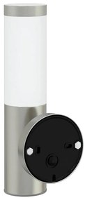 Luz de Parede Externa Prateado Aço Inoxidável IP44