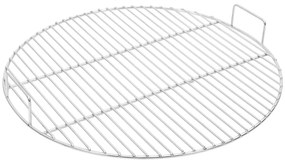 Grelha p/ churrasco redonda c/ pegas Ø54 cm aço inoxidável 304