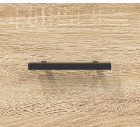 Banco sapateira 102x35x55 cm deriv. madeira carvalho sonoma