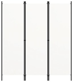 Divisória de quarto com 3 painéis 150x180 cm branco