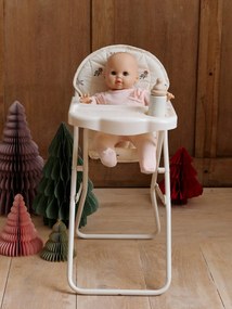 Cadeira alta para boneca. cru