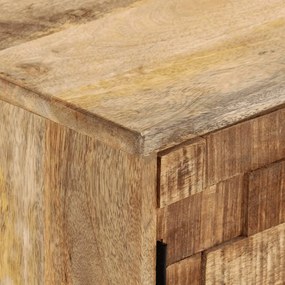 Aparador 110x30x70 cm madeira de mangueira maciça