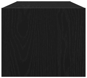 Móveis de TV 2pcs 80x31x25,5cm deriv. madeira carvalho preto